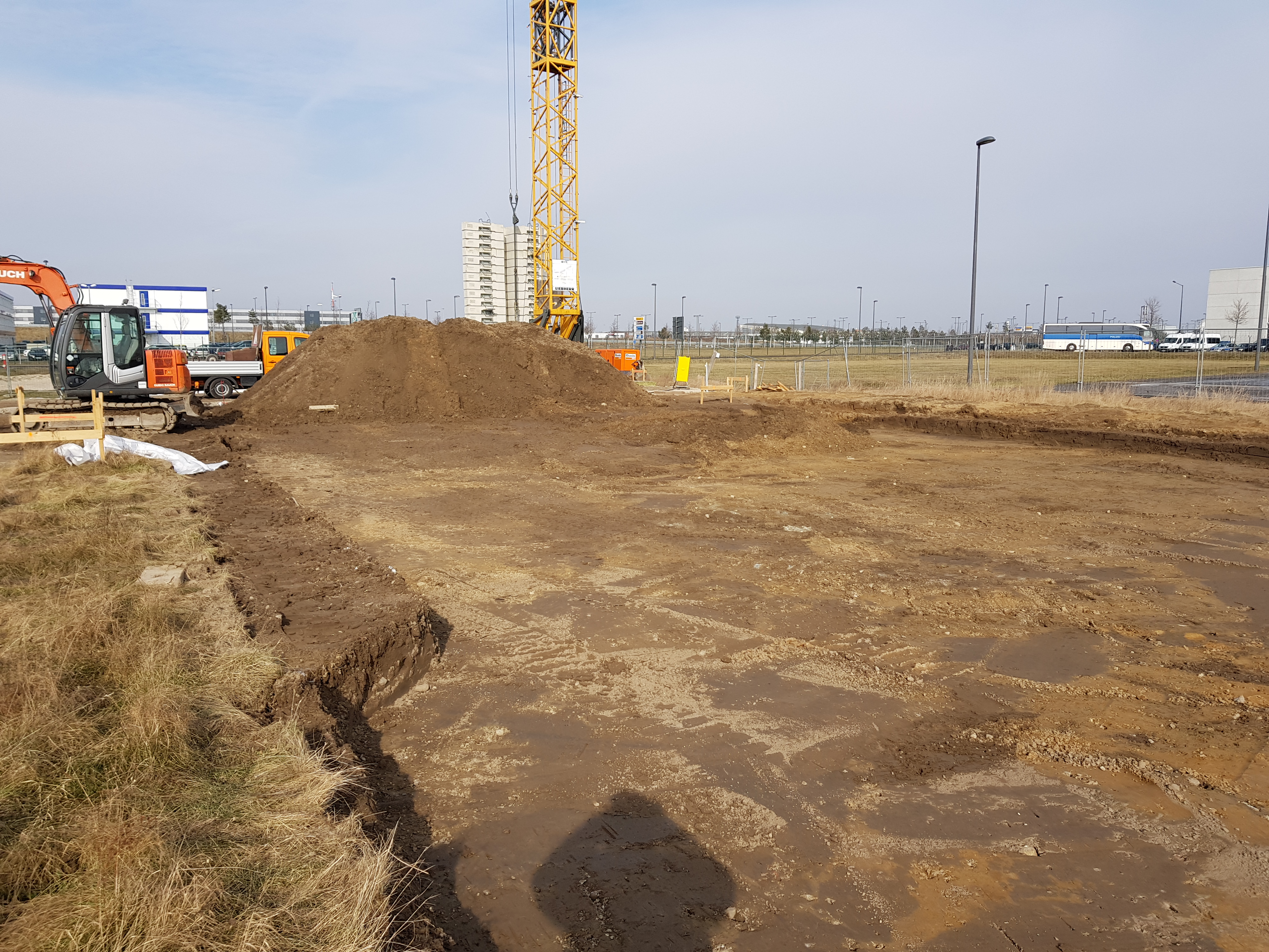 Gewerbebau Baufortschritt 1