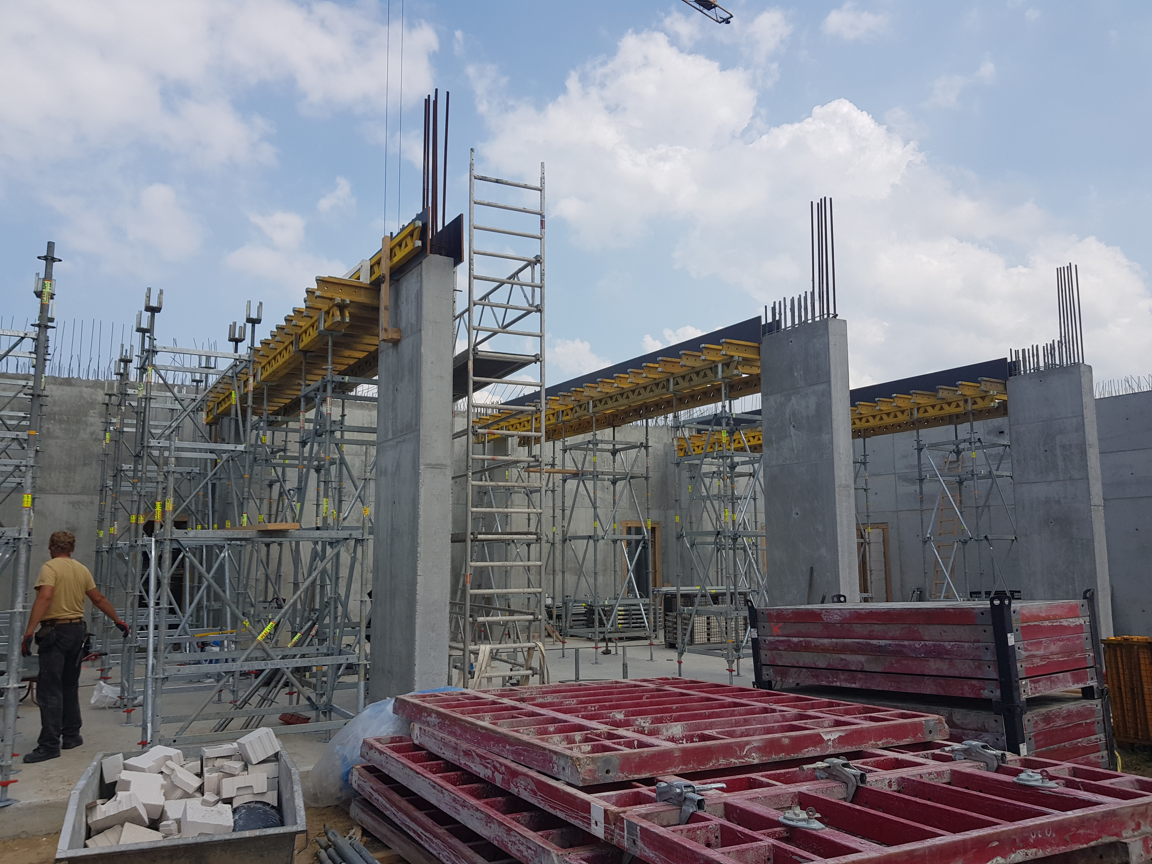 Gewerbebau Baufortschritt 2