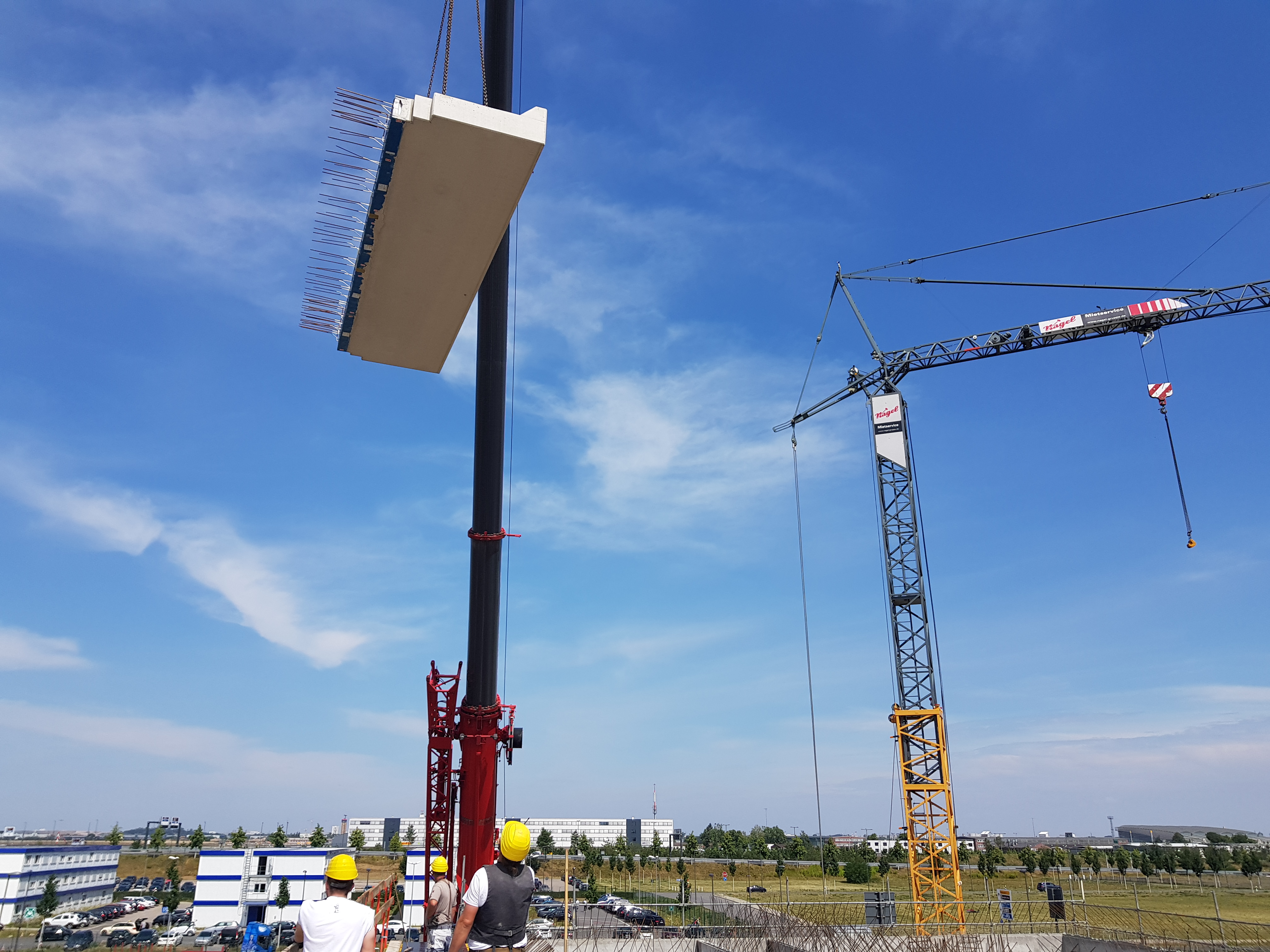 Gewerbebau Baufortschritt 4
