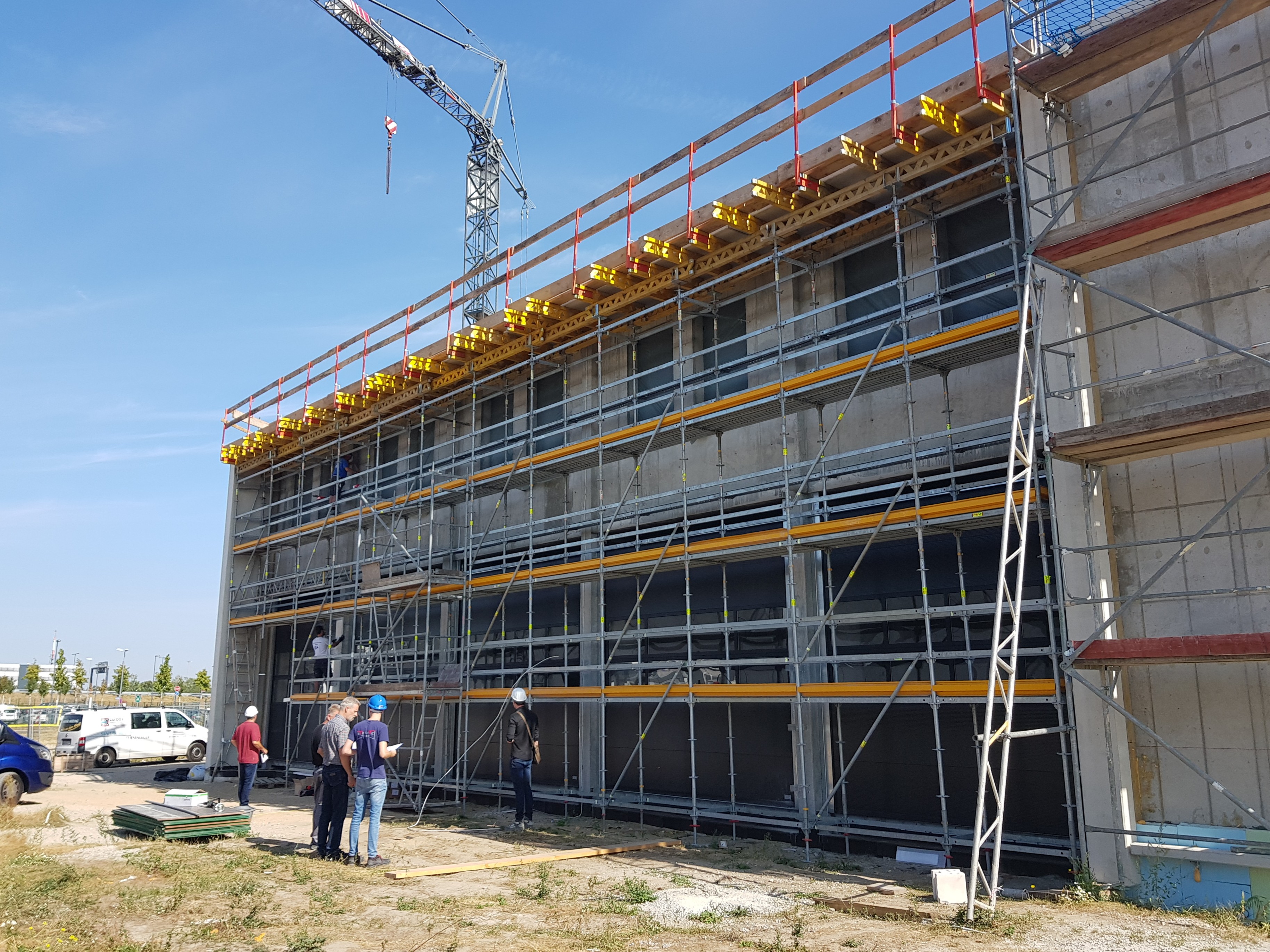Gewerbebau Fassade